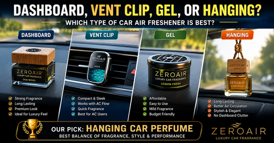 Dashboard, Vent Clip, Gel, or Hanging? Which Type of Car Air Freshener Is Best?