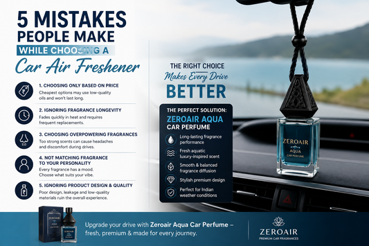 5 Mistakes People Make While Choosing a Car Air Freshener