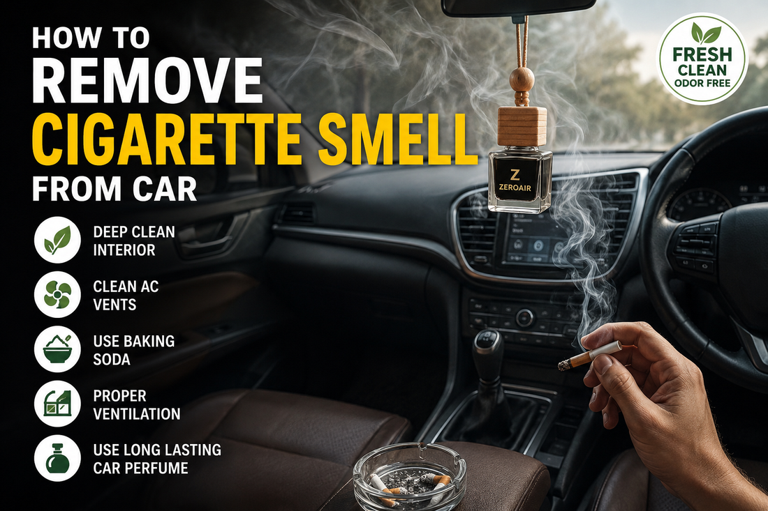 How to Remove Cigarette Smell from Car