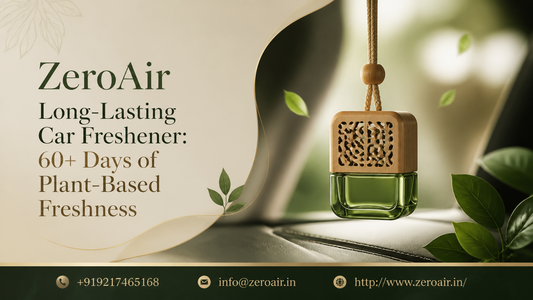 ZeroAir Long-Lasting Car Freshener: 60+ Days of Plant-Based Freshness