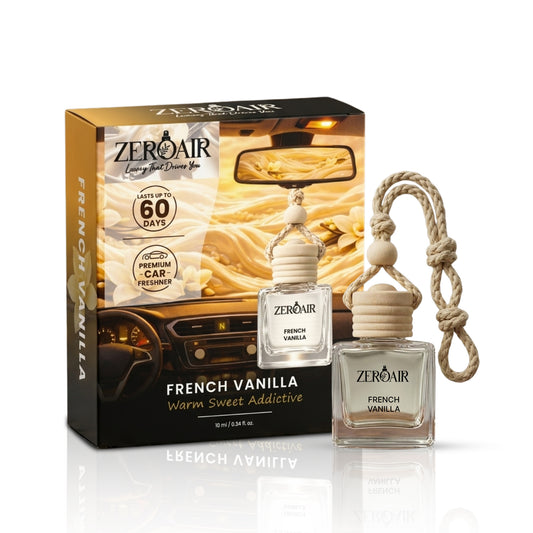 ZeroAir French Vanilla Hanging Car Perfume