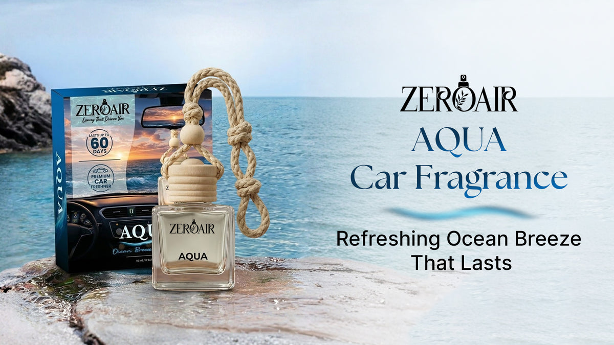 Ocean Breeze Long Lasting Car Perfume | Non Alcoholic Hanging Car Freshener