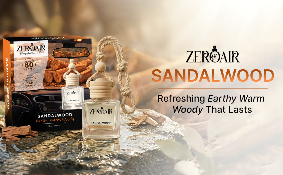 Sandalwood Luxury Car Perfume | Long Lasting Non Toxic Car Freshener