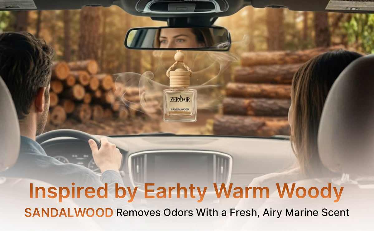 Sandalwood Luxury Car Perfume | Long Lasting Non Toxic Car Freshener