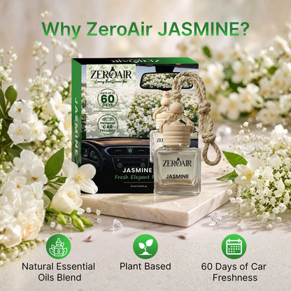 Jasmine Long Lasting Car Perfume | Non Alcoholic Hanging Car Freshener
