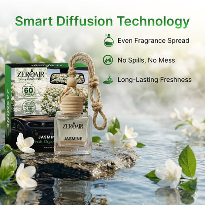 Jasmine Long Lasting Car Perfume | Non Alcoholic Hanging Car Freshener