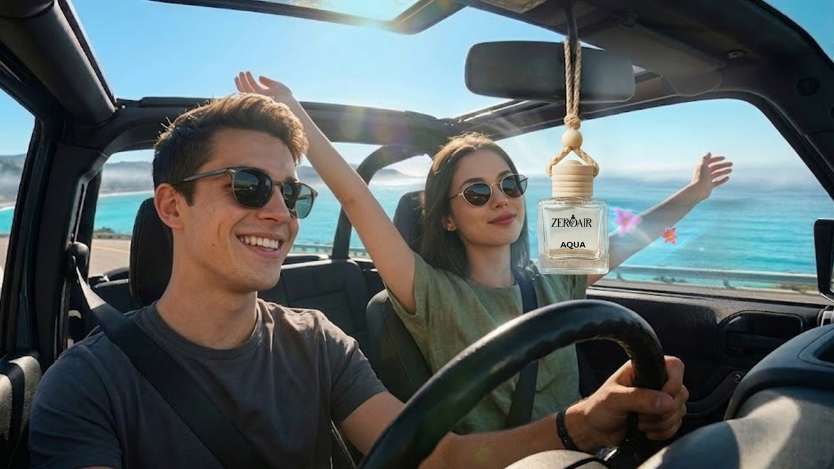 Ocean Breeze Long Lasting Car Perfume | Non Alcoholic Hanging Car Freshener