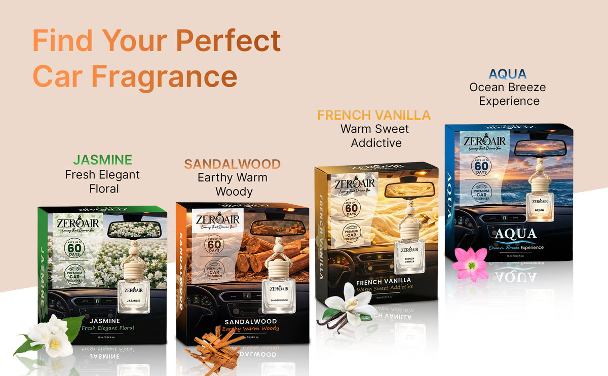 Sandalwood Luxury Car Perfume | Long Lasting Non Toxic Car Freshener