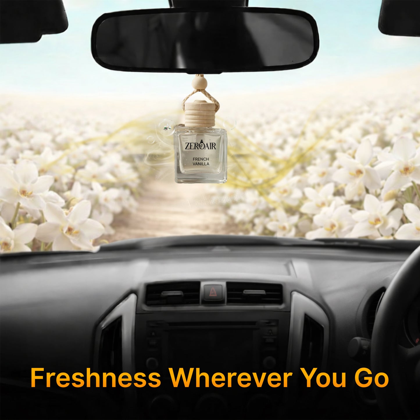 ZeroAir French Vanilla Hanging Car Perfume